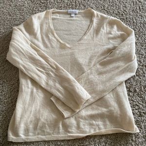 Cashmere light tan sweater
